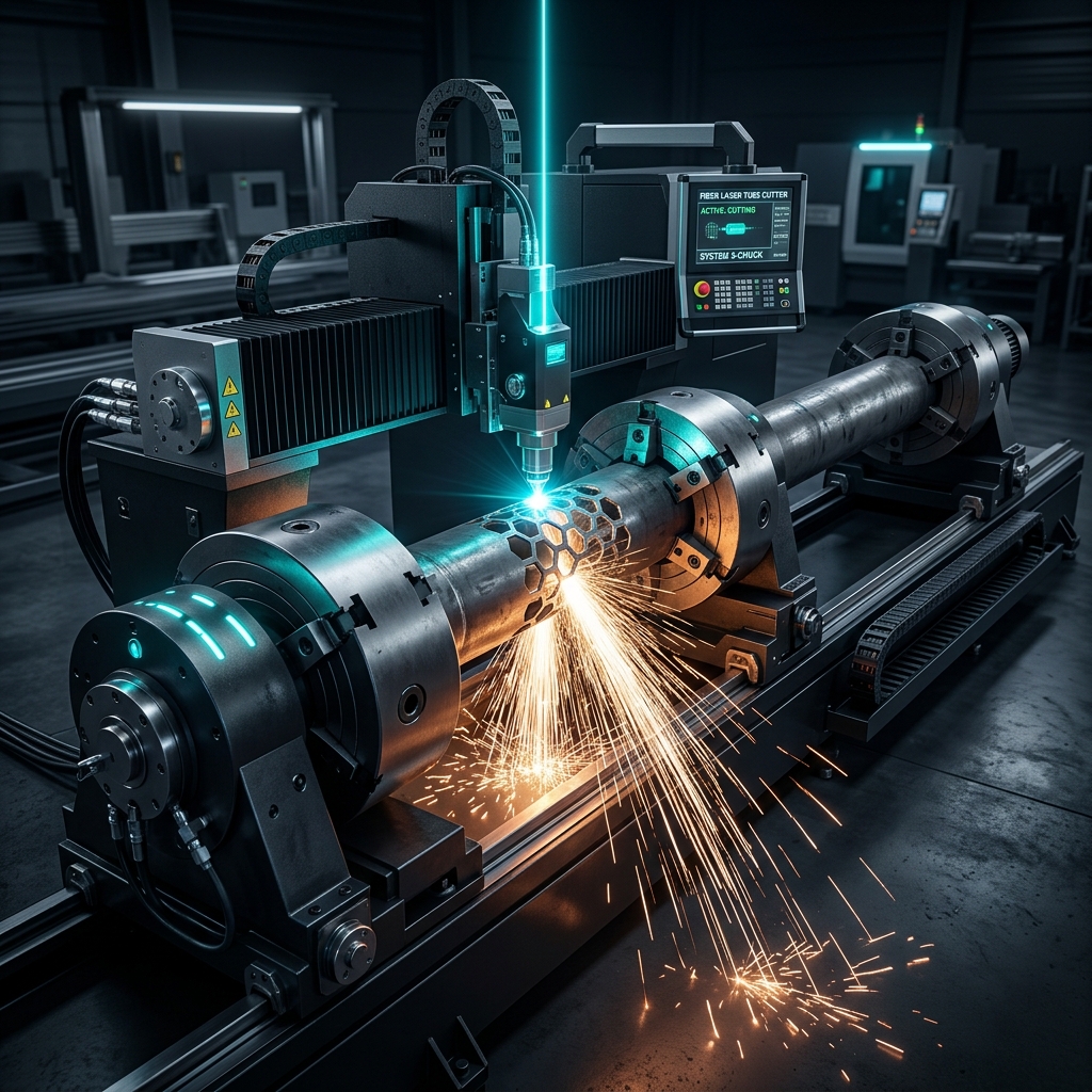 DNS Tube Laser Cutting Machine